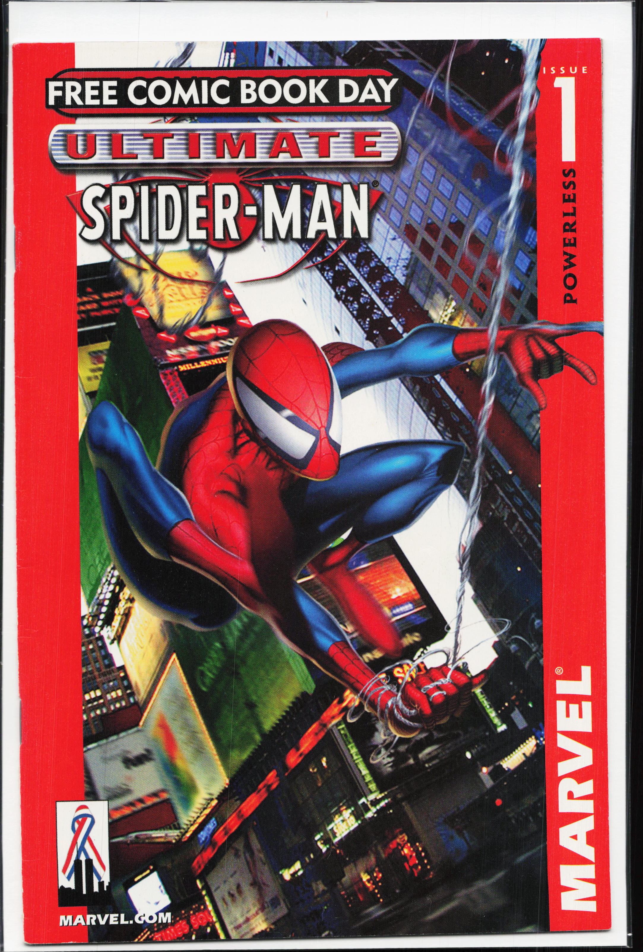 Ultimate SpiderMan 1 Free Comic Book Day Cover (2002) Ultimate