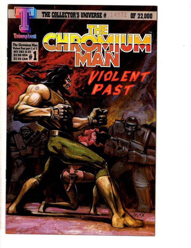 Lot Of 6 The Chromium Man Triumphant Comics Comic Books # 1 3 4 (2) 1 2  J295