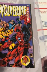 Wolverine 1999 annual grudge match vs Deadpool (2000)ripple cover needs press