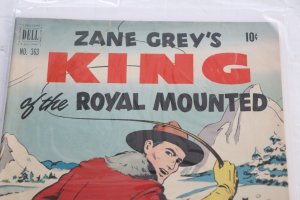 Zane Greys King of the Royal Mounted #363 1951 Dell Four Color 