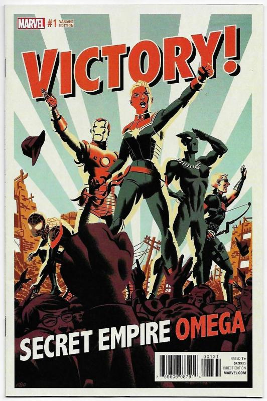 Secret Empire Omega #1 Cho Variant (Marvel, 2017) NM