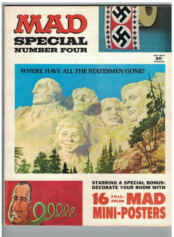 MAD SPECIAL (1971) 4 VG+ with MINI POSTERS