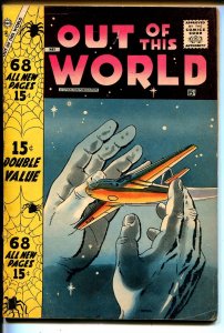 Out Of This World #8 1958-Charlton-Capt X-Ditko-Horror-sci-fi-Giant Edition-G