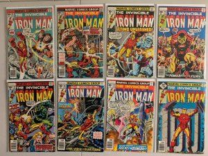 Iron Man lot #93-153 Marvel (average 5.0 VG/FN) 35 different (1976 to 1981)