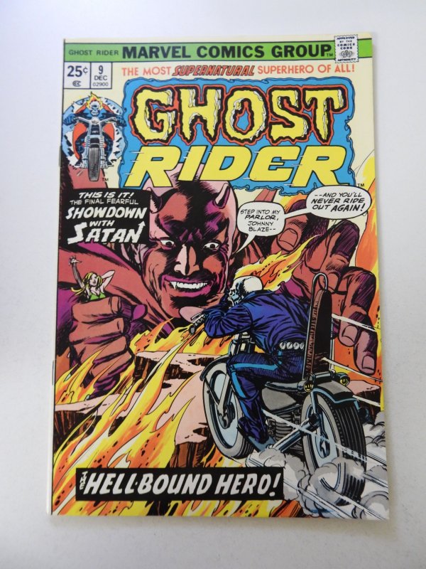 Ghost Rider #9 Gil Kane Satan Cover Tony Isabella Story Jim Mooney Missing MVS