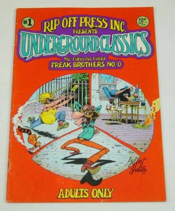 Underground Classics #1 VG freak brothers 0 by gilbert shelton - rip off press