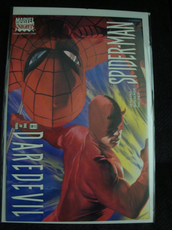 Daredevil / Spider-Man #1 Alex Ross Cover  Gladiator Kingpin Owl