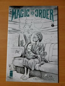 The Magic Order #2 B&W Sketch Variant ~ NEAR MINT NM ~ 2018 Image Comics
