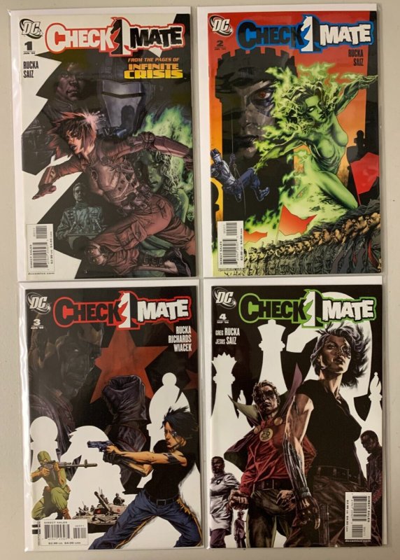 Checkmate lot #1-4 DC 2nd Series 4 different books 8.0 VF (2006)