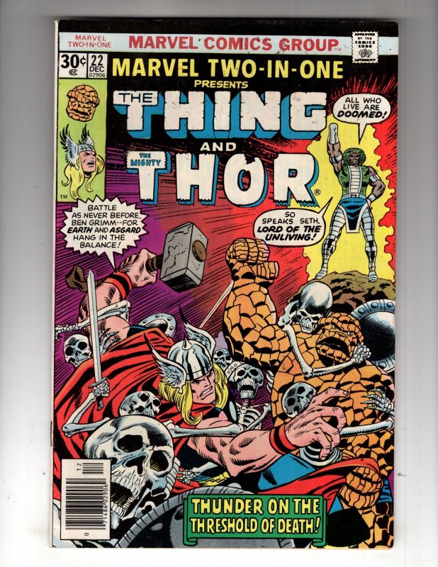 Marvel Two-in-One #22 (1976)  The Thing & Thor  / ID#30