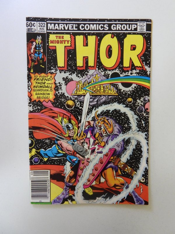 Thor #322 (1982) FN/VF condition