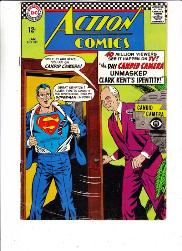 Action Comics #345 (Jan-67) VF High-Grade Superman