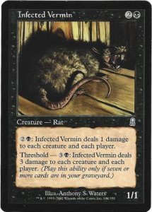 Magic the Gathering: Odyssey - Infected Vermin