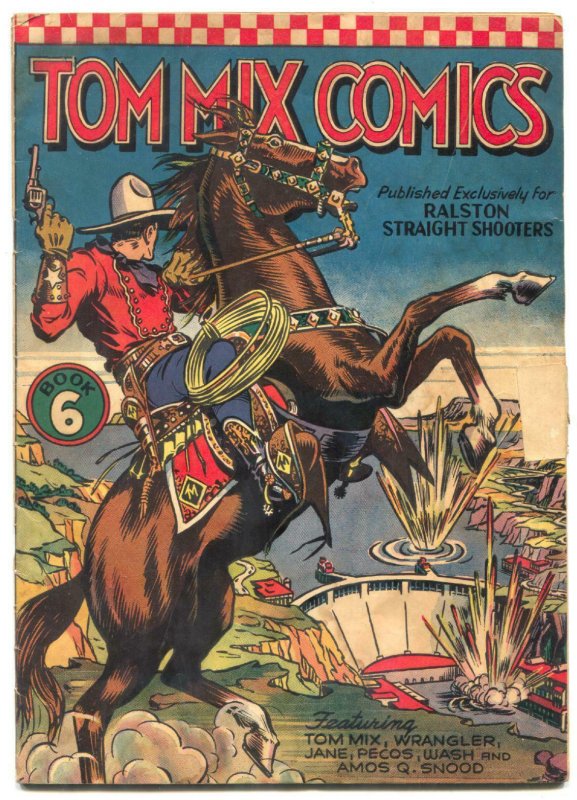 Tom Mix Comics #6 1941- Ralston Straight Shooters- Fred Meagher G+