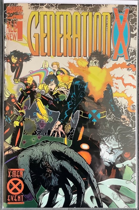 Generation X #1 (1994, Marvel) 1st Appearance of Chamber. Chromium Cover. NM/MT