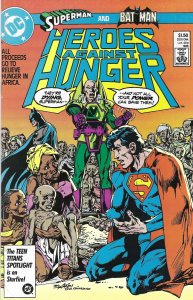 Heroes Against Hunger - '86 - one-shot for famine relief w/ Superman & B...