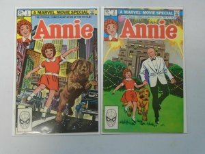 Annie set #1+2 8.0 VF (1982)