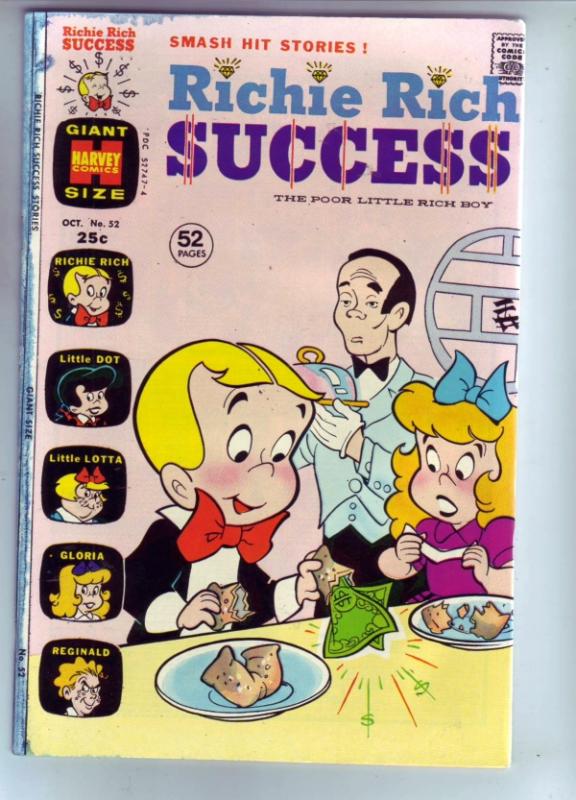 Richie Rich Success #52 (Oct-73) FN/VF Mid-High-Grade Richie Rich