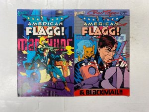 5 American Flagg! #18 19 20 21 22 FIRST comic book 58 KM41