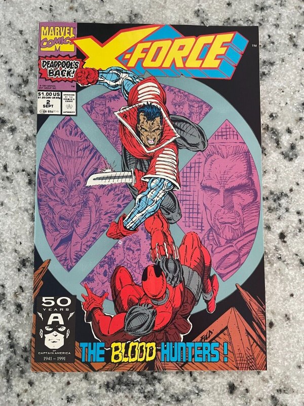 X-Force # 2 NM 1st Print Marvel Comic Book 2nd Deadpool Appearance X-Men 6 J879