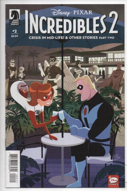 The INCREDIBLES 2 Mid-Life Crisis #2 A, NM, Disney Pixar, Dark Horse, 2018