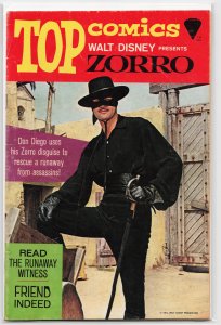 Top Comics Walt Disney Presents Zorro #1 (1967) Zorro