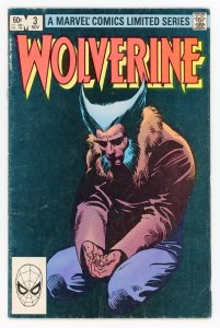 Wolverine #3 (1982 v1) Chris Claremont Frank Miller FN
