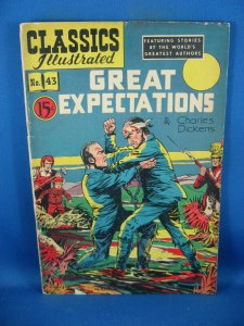 CLASSICS ILLUSTRATED 43 VG+ GREAT EXPECTATIONS 1948 CAN ED HRN 44