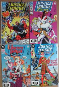 JUSTICE LEAGUE EUROPE Lot of 38 DC Comics 1989-1993 F-VF/+