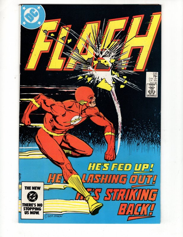 The Flash #335 Direct Edition (1984) VF/NM Great Infantino Cover !!! / ID#325