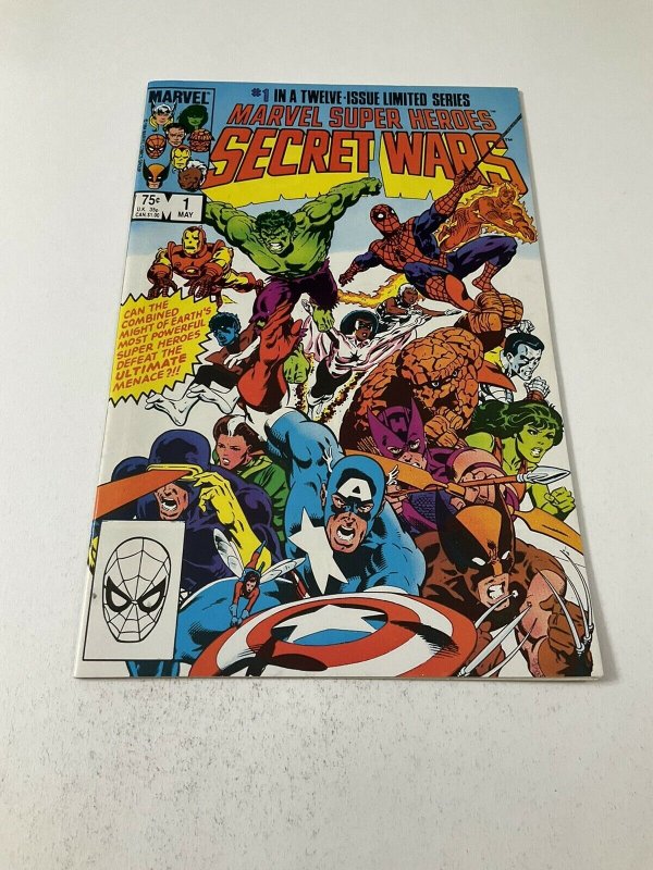 Marvel Super Heroes Secret Wars 1 Nm- Near Mint- Marvel Comics