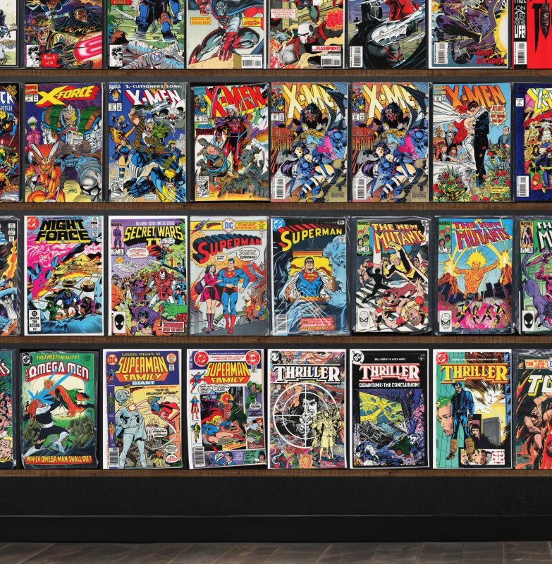 Huge Lot 150+ Comics with The New Mutants, Nightmask, Iron Man & More!