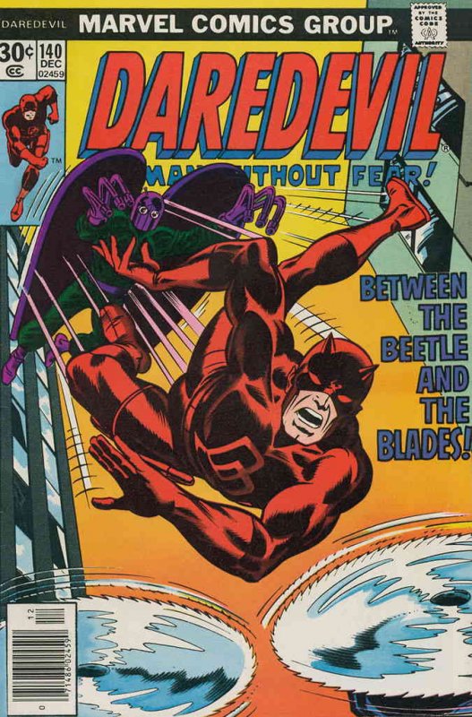 Daredevil #140 (Mark Jewelers) FN ; Marvel | Gladiator the Beetle Mantlo