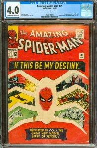 The Amazing Spider-Man #31 (1965) CGC Graded 4.0 - 1st Gwen Stacy