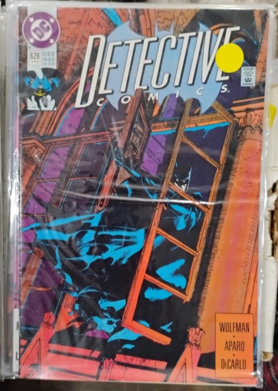 DETECTIVE COMICS  # 628 1991 DC COMICS  BATMAN PENGUIN HEARTS ROBIN APARO