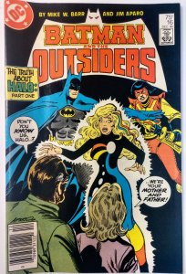 Batman and the Outsiders #16 (9.0, 1984) MARK JEWELERS