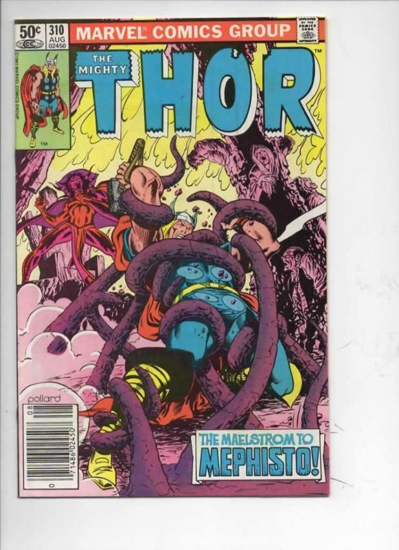 THOR #310 VF+ God of Thunder Mephisto 1966 1981, more Thor in store