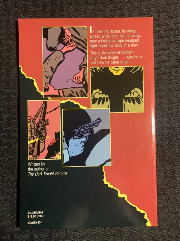 1988 BATMAN YEAR ONE Frank Miller SC VF 8.0 1st DC Comics / David Mazzucchelli