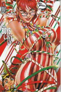 I Make Boys Cry #1 Absolute Comics Group Candy Cane Holiday Variant NM Tyndall