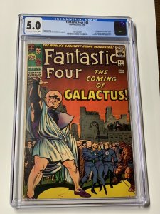 Fantastic Four 48 CGC 5.0 off-white white pages 1966 1st Silver Surfer
