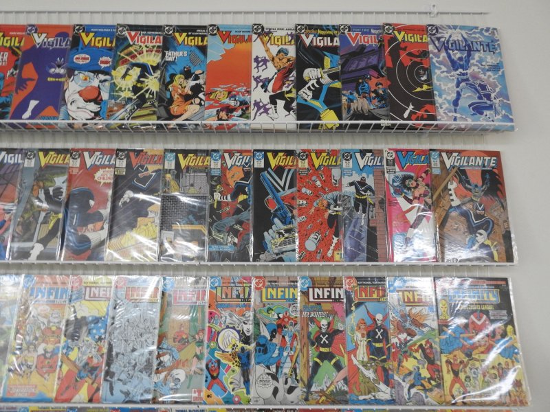 Huge Lot 160+ Comics W/ Vigilante, Infinity Inc McFarlane Art!+ MORE AVG VF-NM