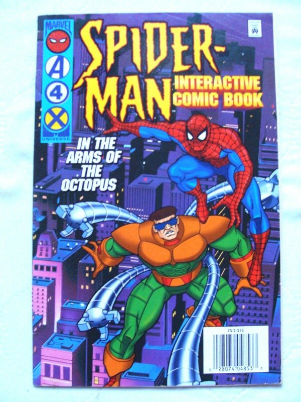 Spider-Man Interactive Comic Books (1996) Dr. Octopus & Hobgoblin LOT of 2