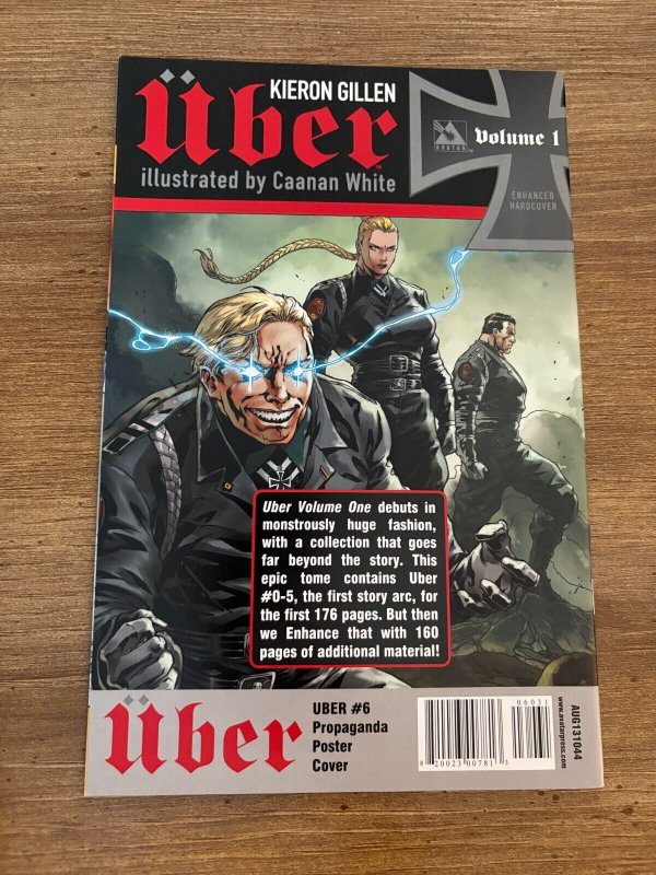 Uber # 6 NM 1st Print Propoganda Variant Cover Avatar Comic Book 20 J278