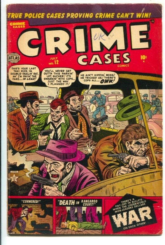 Crime Cases #12 1952-Atlas-Resevoir Dogs cover=Allen Bellman-George Tuska-f...