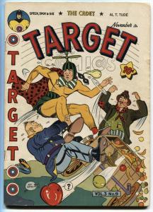 TARGET VOL 3 #9 1942-NOVELTY PRESS-BASIL WOLVERTON ART-CHAMELEON