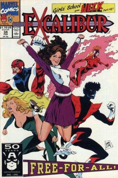 Excalibur (1988 series) #34, NM- (Stock photo)