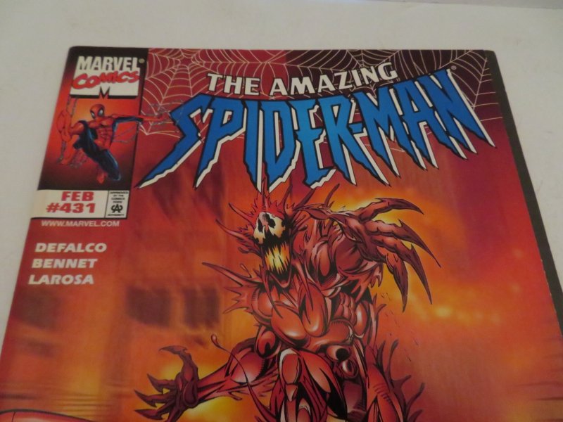 The Amazing Spider-Man #431 (1998) Cosmic Carnage Comic Book FN- 5.5