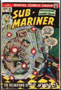 Sub-Mariner #61 (1973) Namor the Sub-Mariner