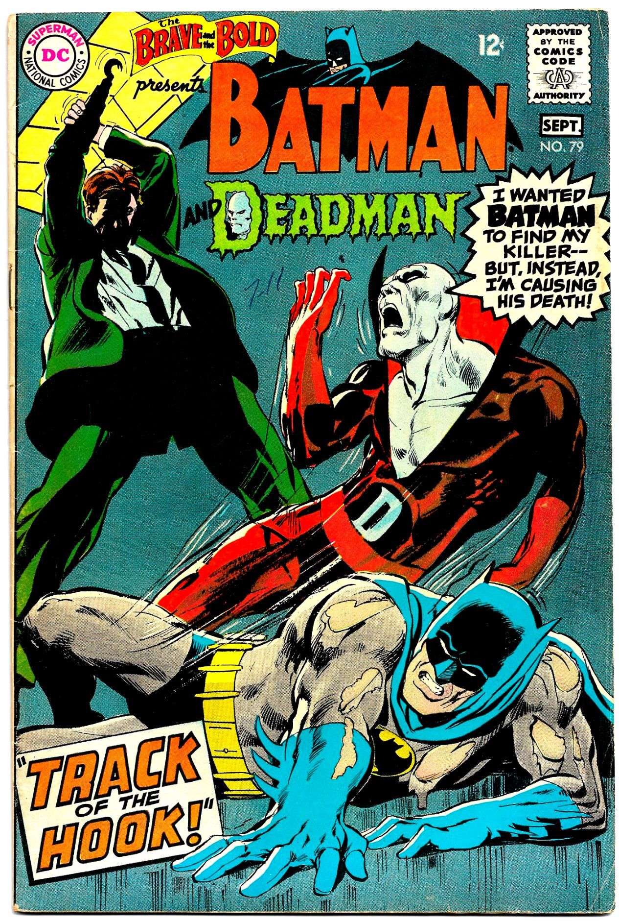 BRAVE AND THE BOLD #79 (Aug1968) 6.5 FN+ NEAL ADAMS on Batman