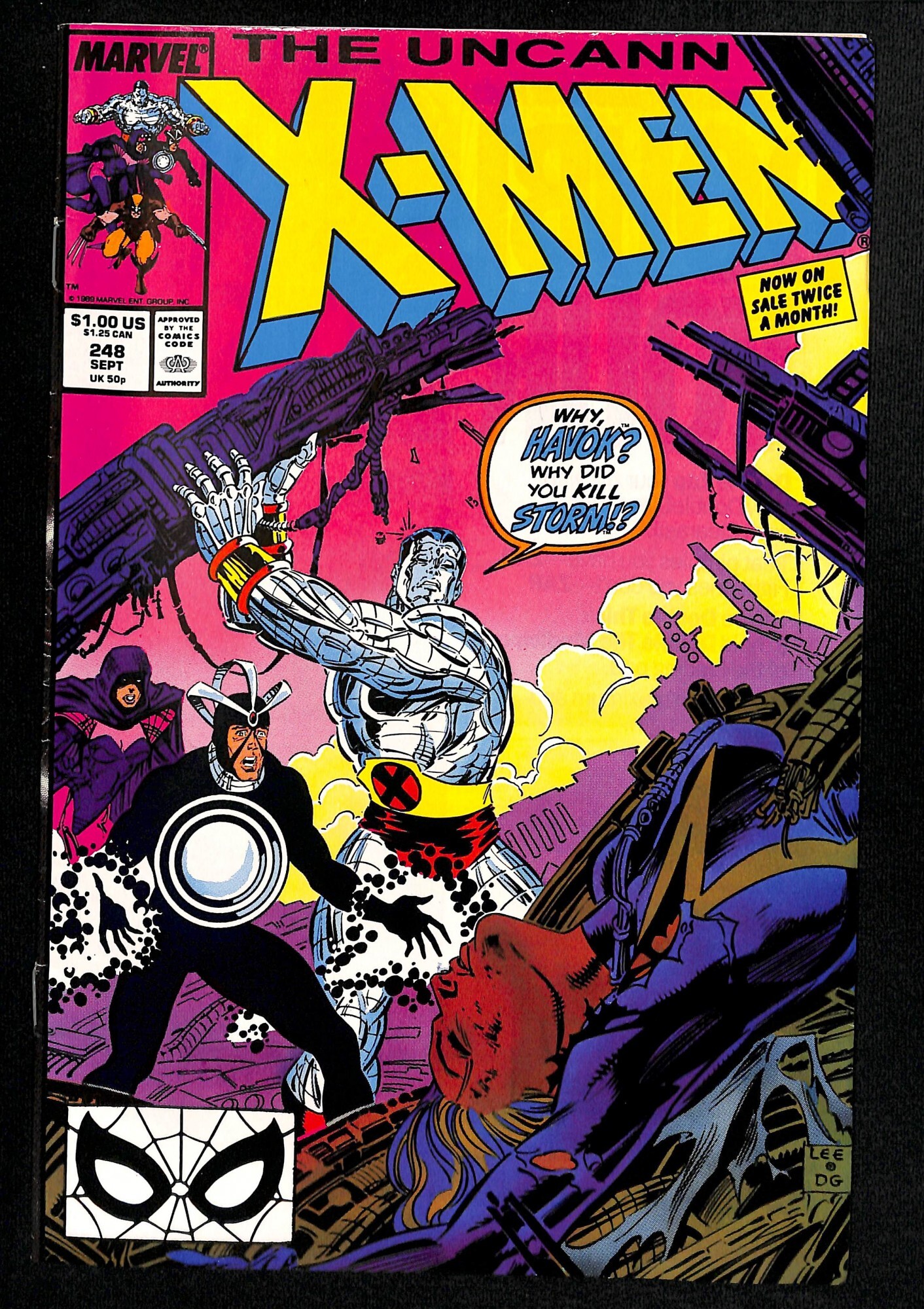 The Uncanny XMen 248 (1989) Comic Books Copper Age, Marvel, Storm